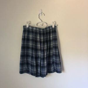 Hollister Tartan Blue and White Skirt